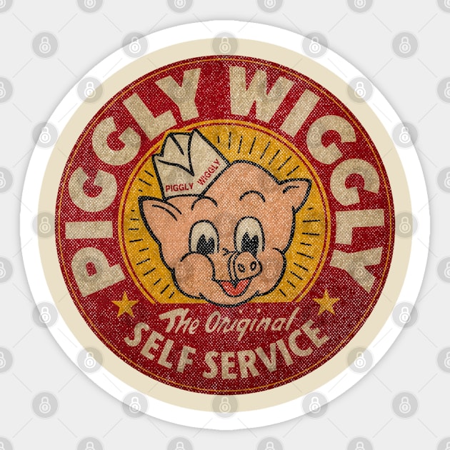 Hot Design Piggly Wiggly Sticker by Jacob.Manfred